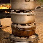 Dutch Oven Cooking | Overnight White Water Rafting Camp | 208-347-3862 | Americas Rafting Company | Idaho | Oregon | Hells Canyon | Salmon River | Snake River