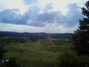 Beautiful open valley in New Meadows, Idaho